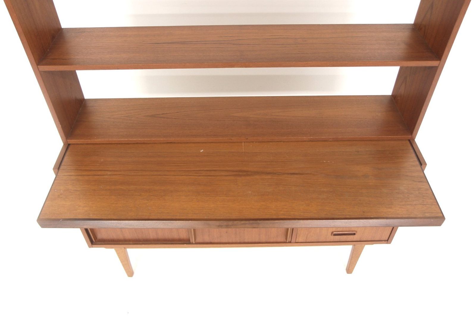 Scandinavian Teak Secretary Desk, Sweden, 1960s photo for sale