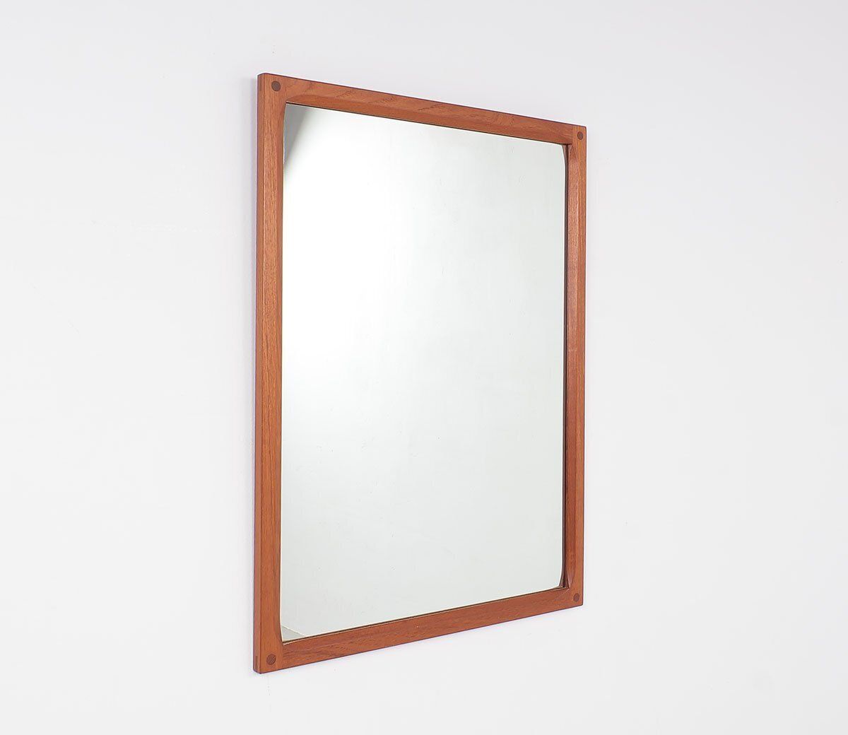 Model 164 Mirror In Teak By Kai Kristiansen For Aksel Kjersgaard, 1960s