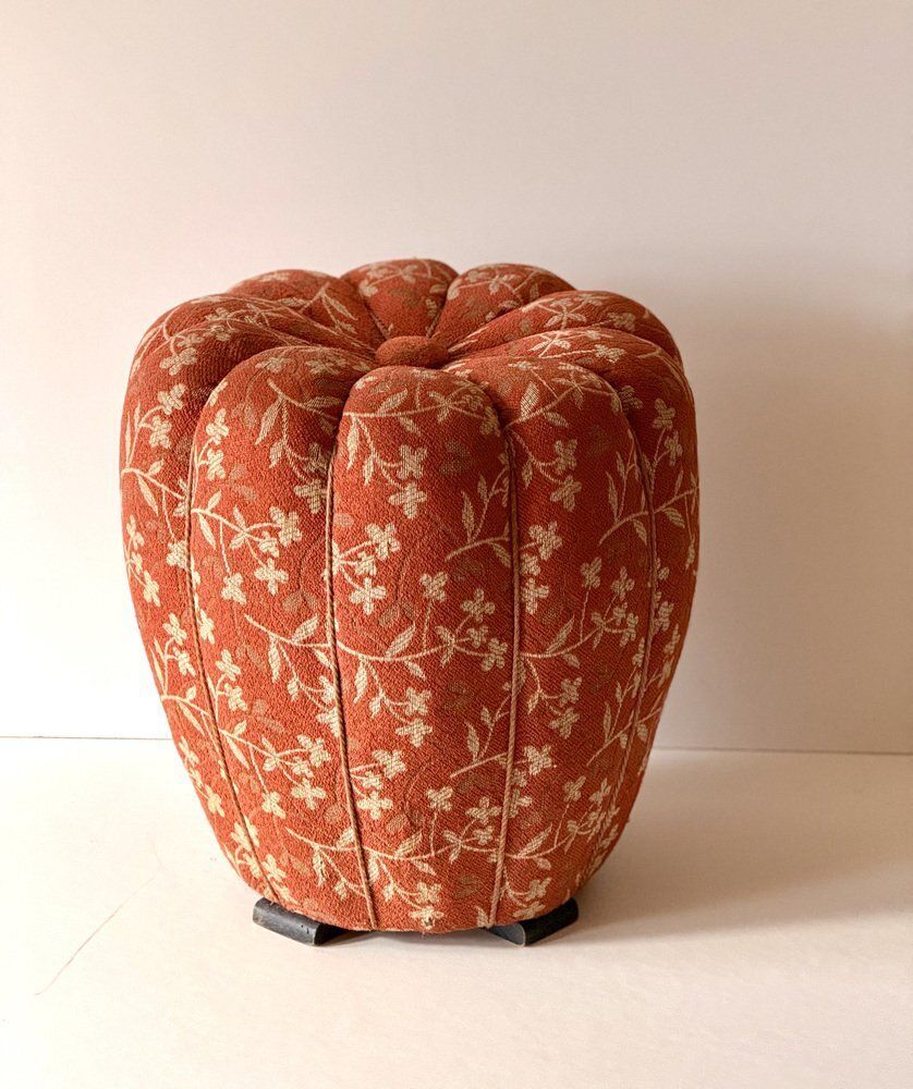Tabouret Van Jindrich Halabala Voor Cesky Nabytek, Tsjecho Slowakije, 1956 photo for sale