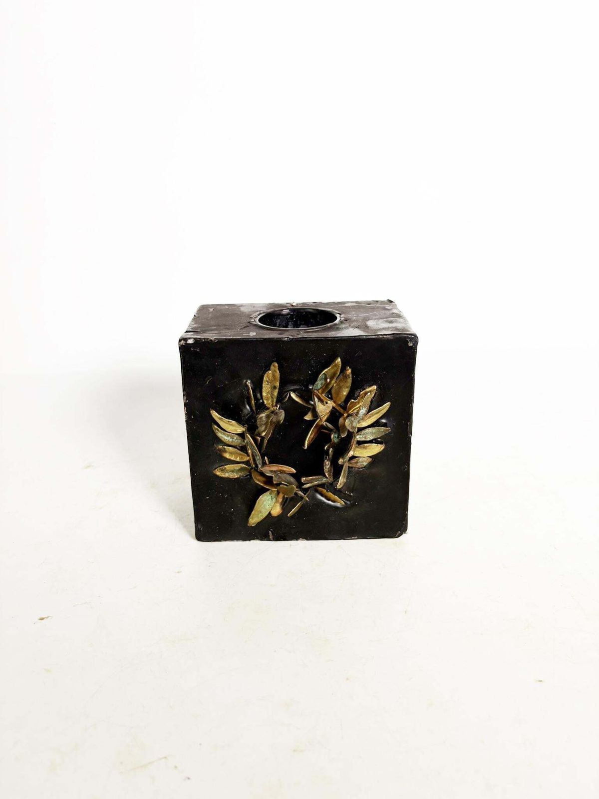 Candle Holder Made Of Candle And Brass, France, 1970 photo furniture