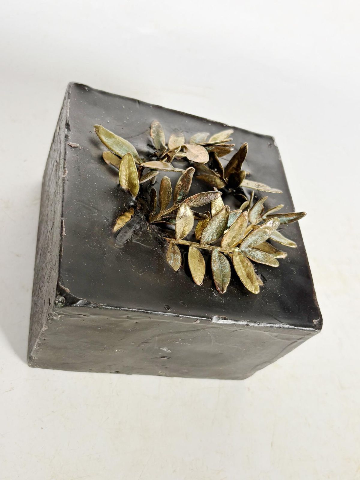 photo furniture Candle Holder Made Of Candle And Brass, France, 1970