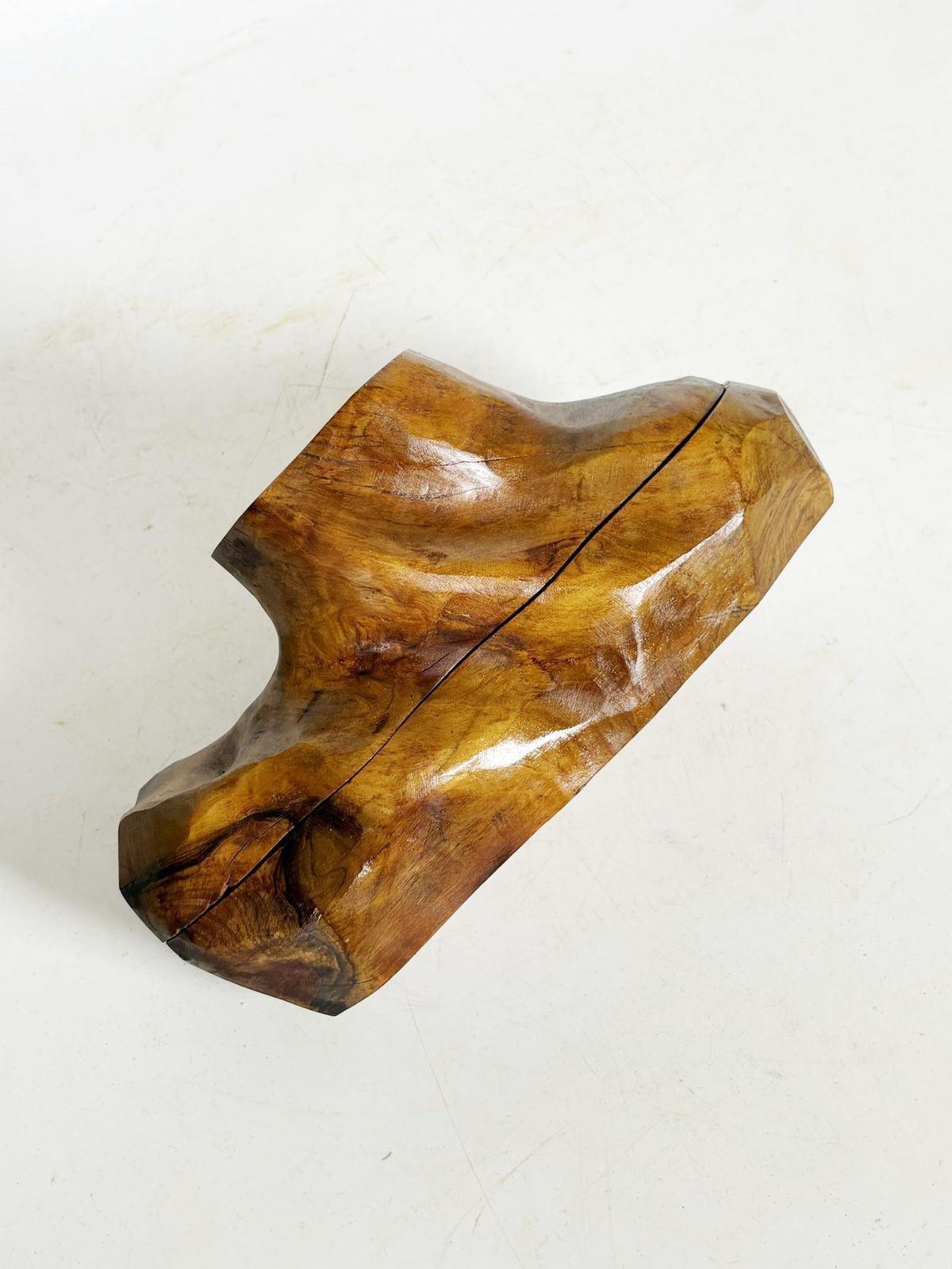 480.0 Olive Wood Box, France, 1960, Brutalist Style France photo