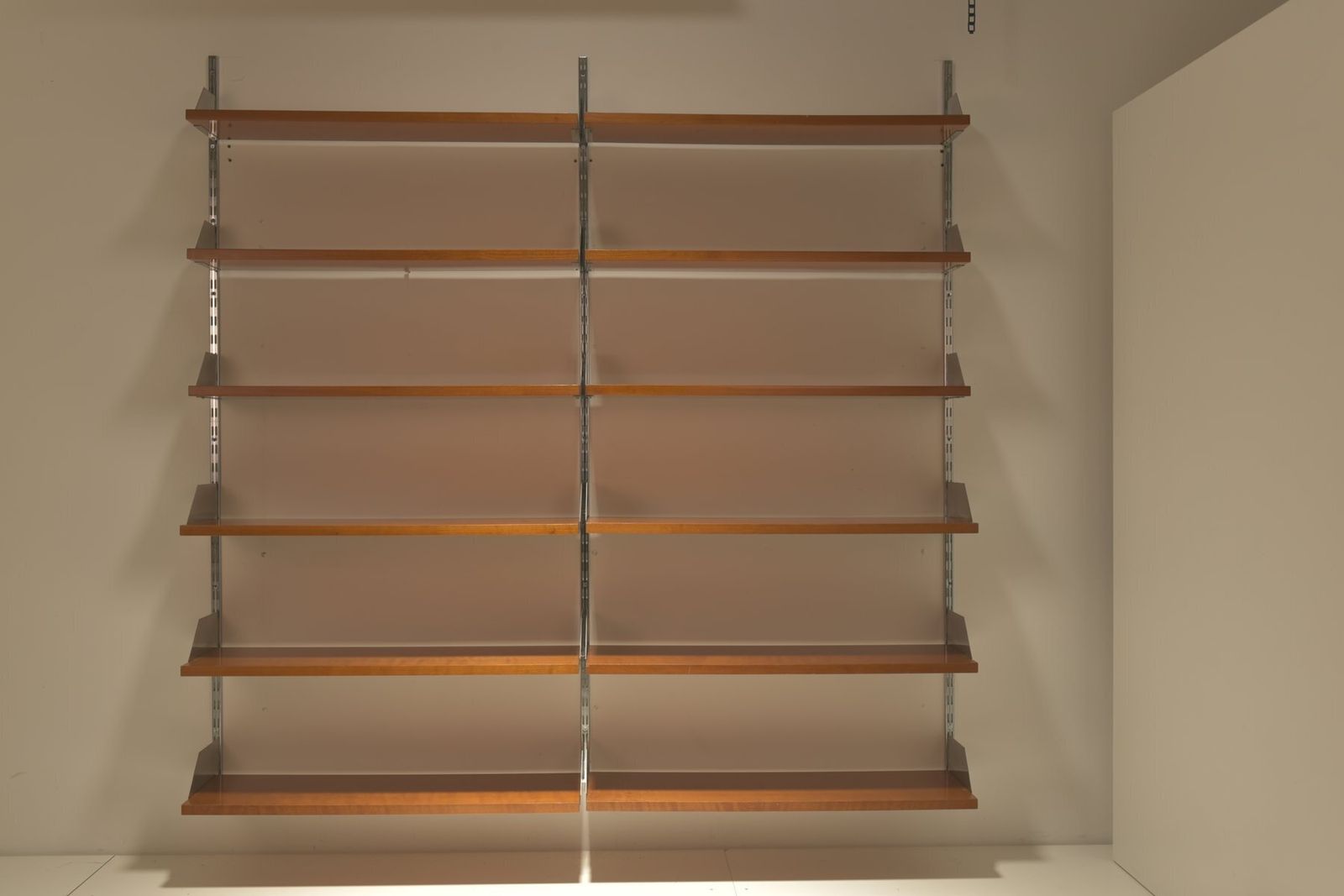 Adjustable Shelving System In Teak With Steel, Belgium, 1960 photo furniture