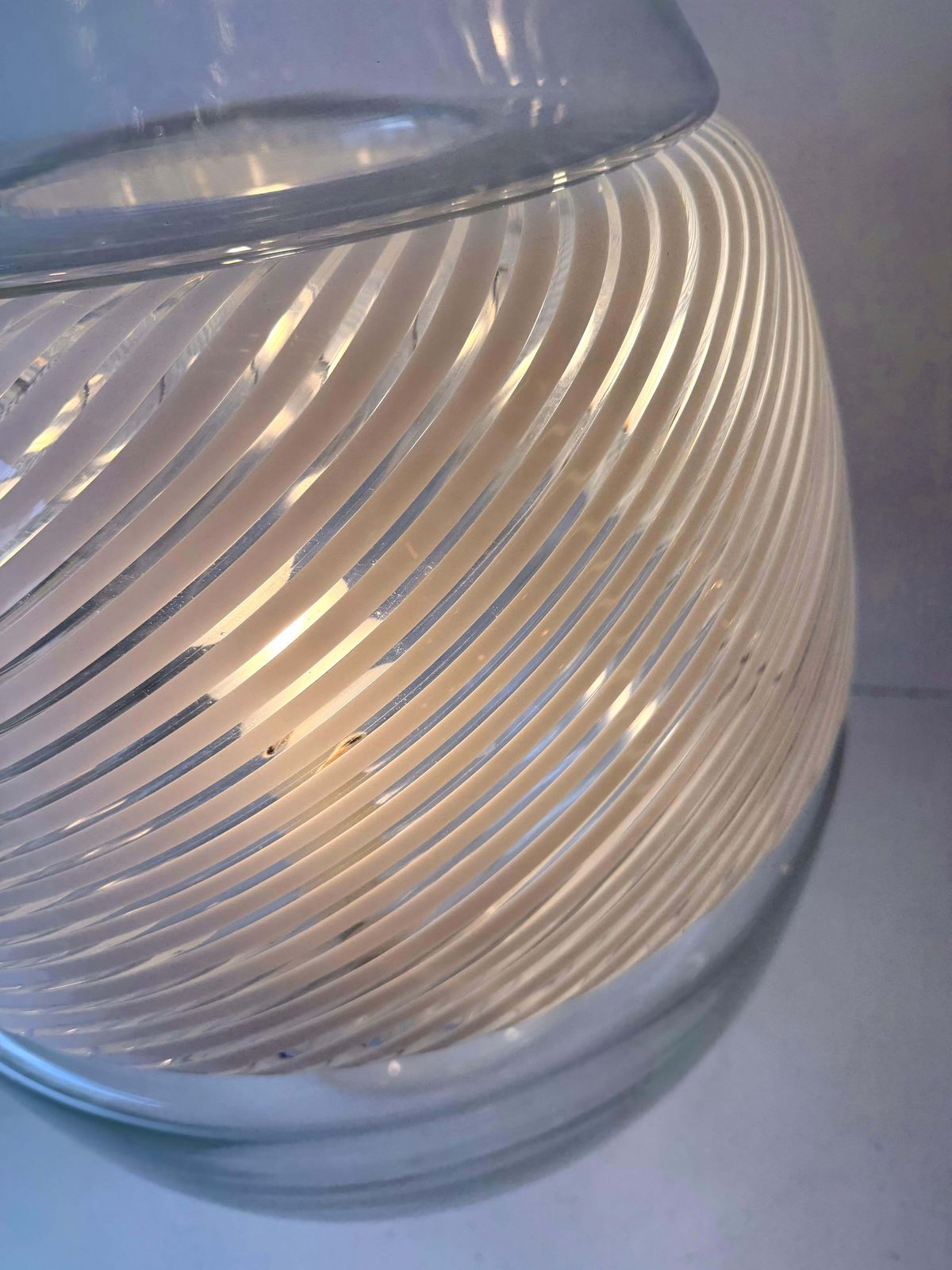 Lt 353 Egg Lamp Vase Murano Glass By Mazzega. Italy, 1970s photo for sale