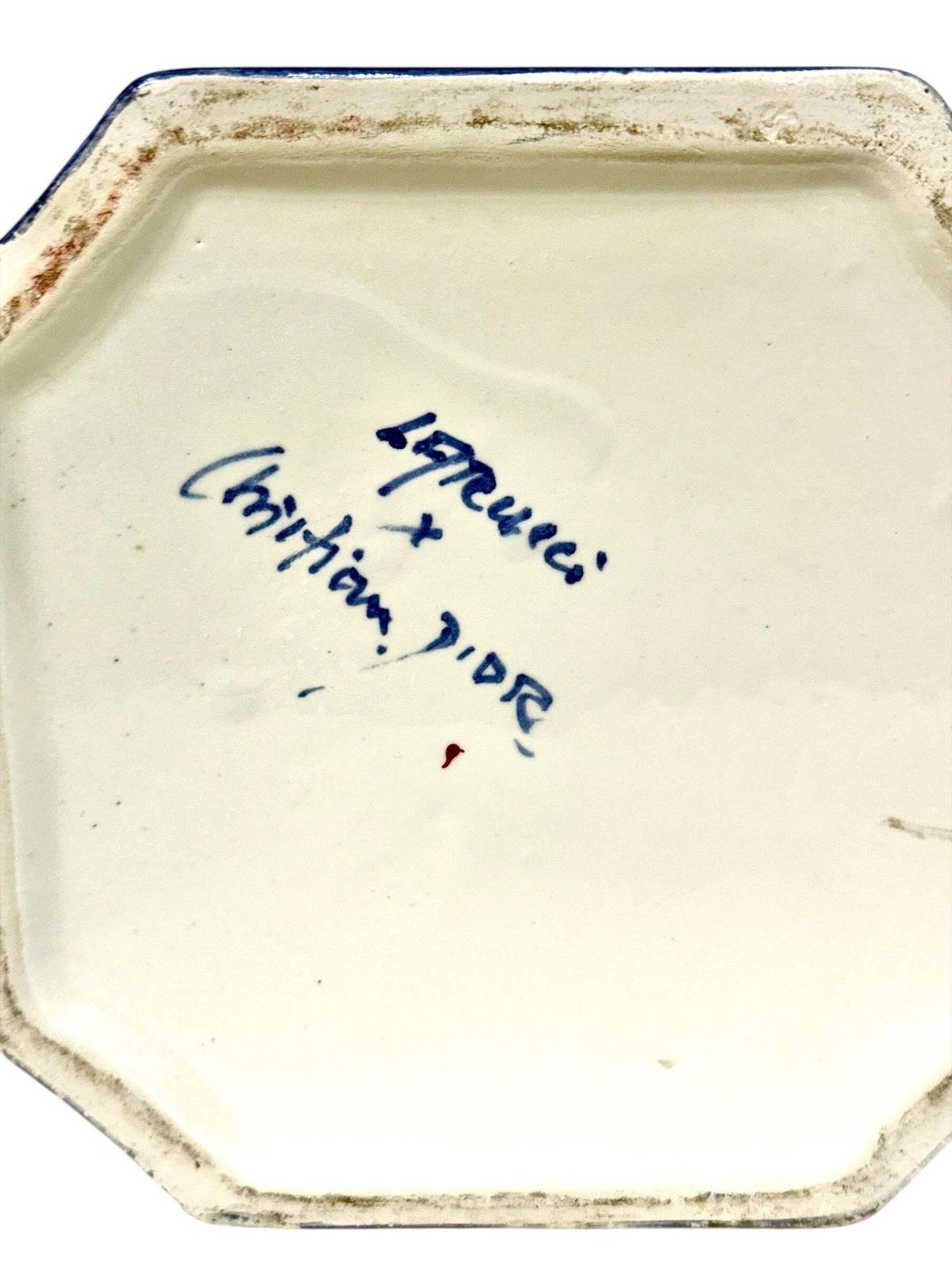 Home Decor Blue And White Porcelain Jardinière, Larucci For Christian Dior photo
