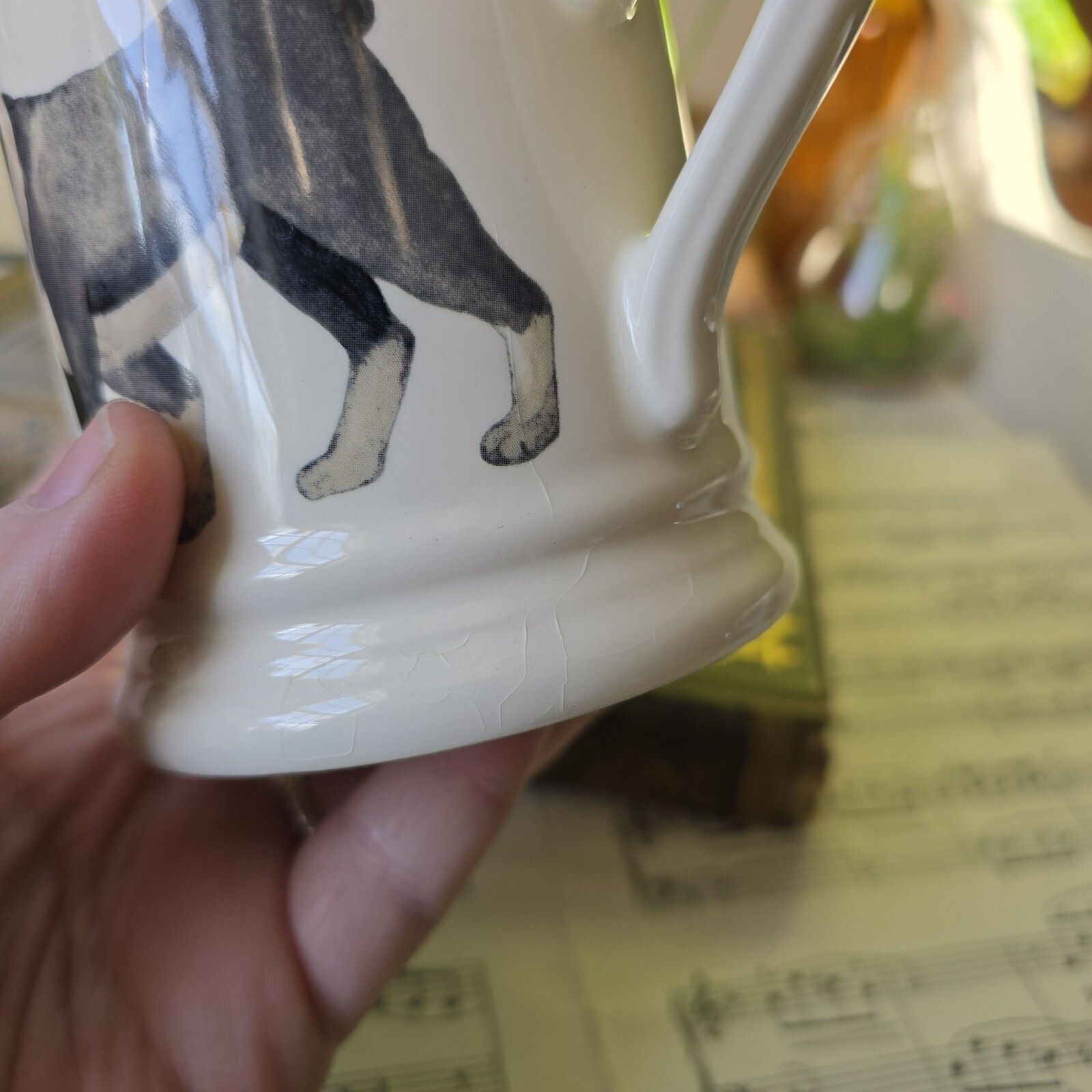 Emma Bridgewater French Bulldog 1/2 Pint Mug Very Rare photo buy