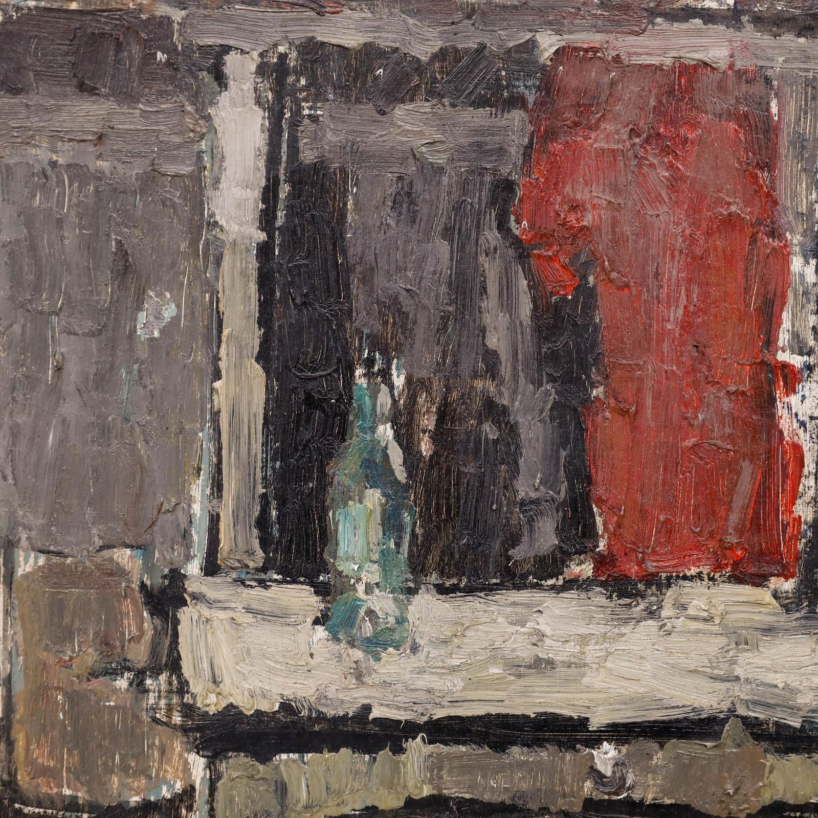 Camden Town School Mid 20th Century Oil   Loft Study photo Art