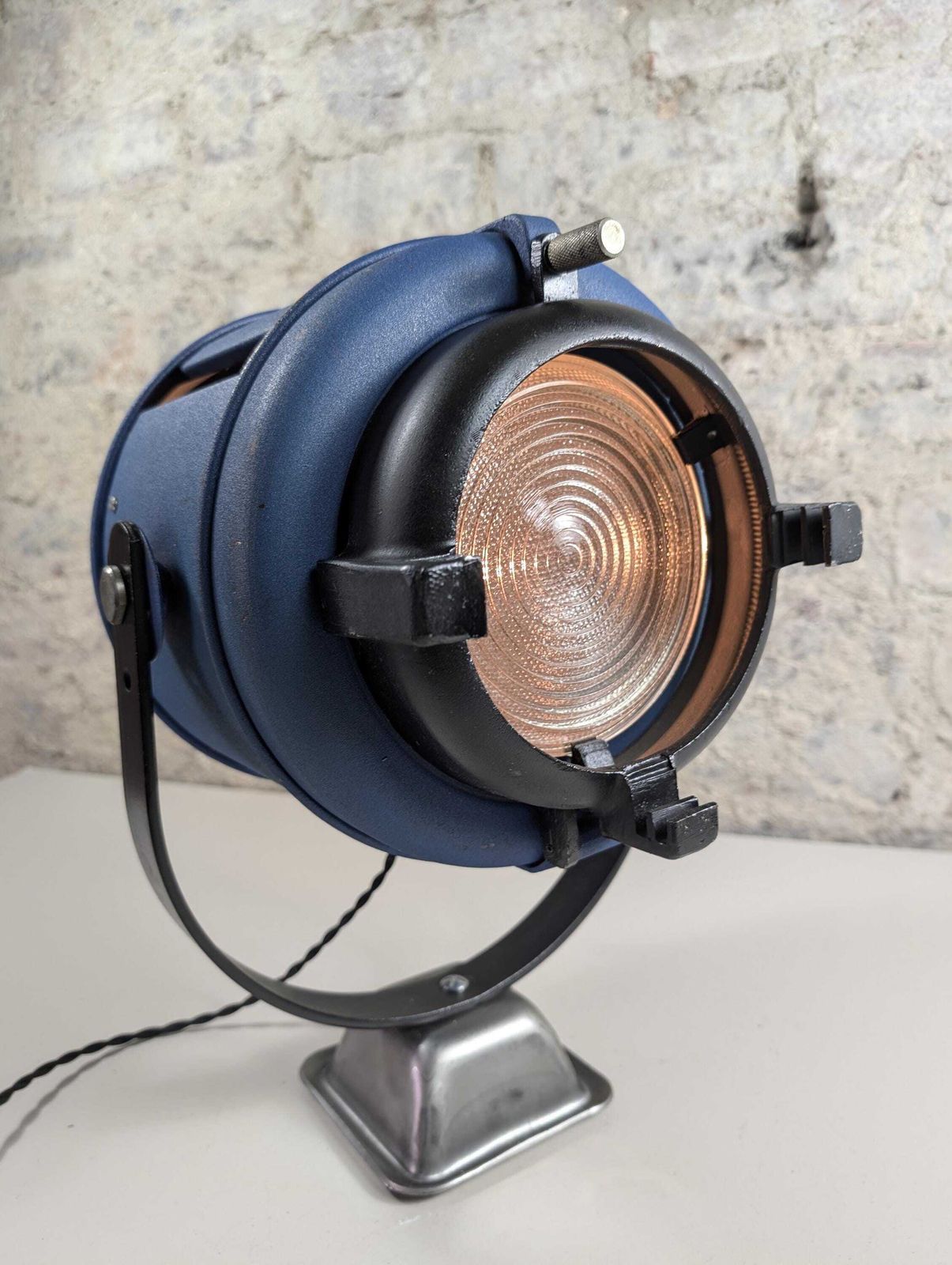 photo furniture Vintage Industrial Stage Lamp 1980s Furse Spotlight Blue Theatre Light Desk Lamp E27 Pat Tested Loft Lighting