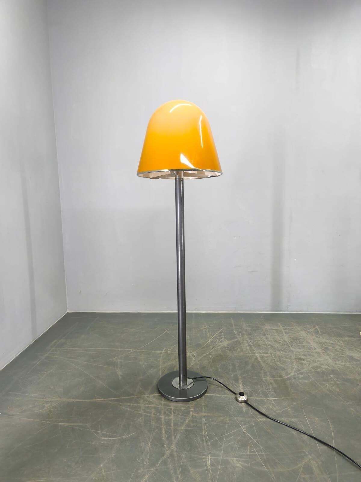 Rare Mid Century Modern Floor Lamp "Kuala " By Franco Bresciani, Italy , 1970s photo furniture