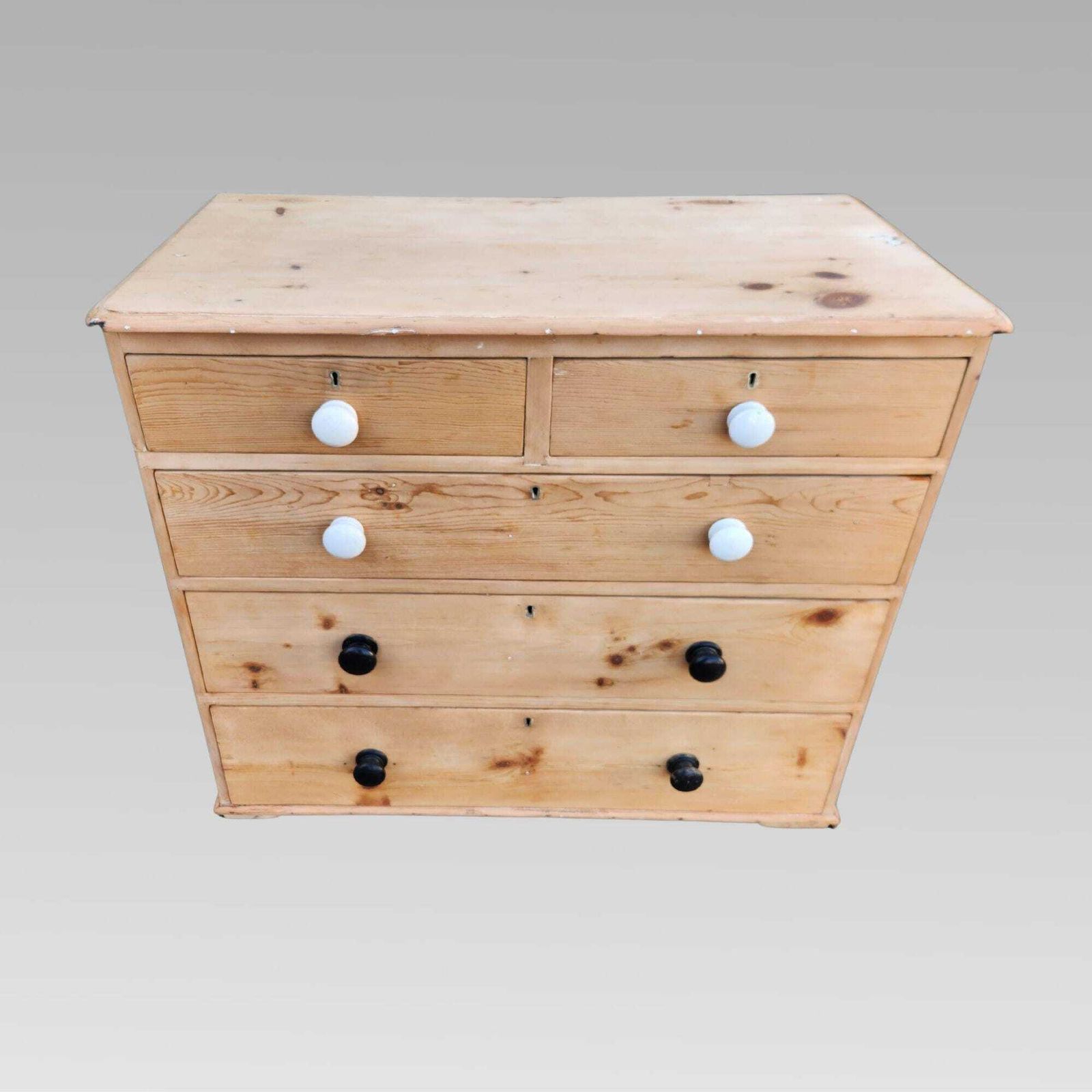 Charming Antique 19th Century Victorian Pine Chest Of Drawers photo Furniture