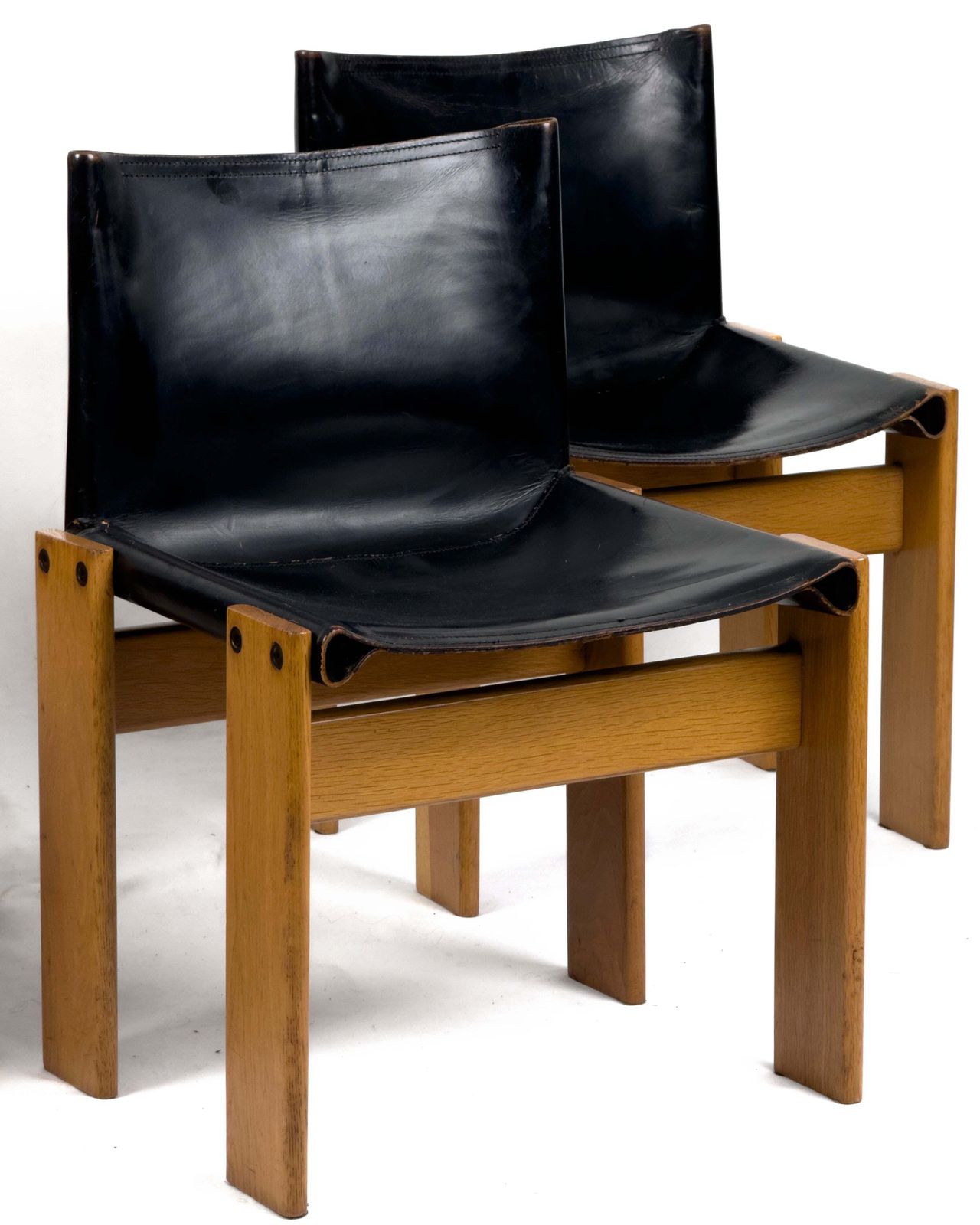Set Of 4 Monk Dining Chairs By Afra & Tobia Scarpa For Molteni, 1970s photo furniture