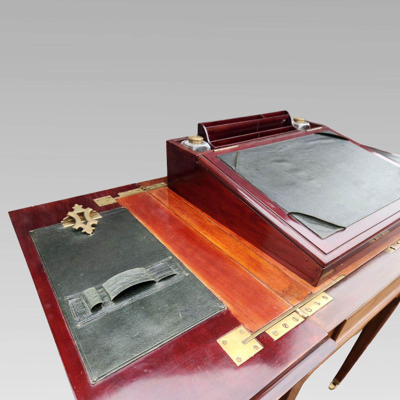Metamorphic Antique Edwardian Fold Over & Lift Action Ladies Writing Table, Desk photo buy