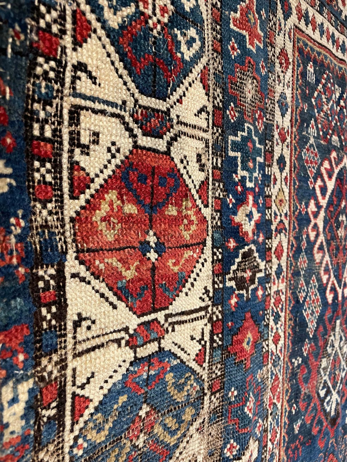 Antique Caucasian Shirvan Runner (Fragment). photo vinterior