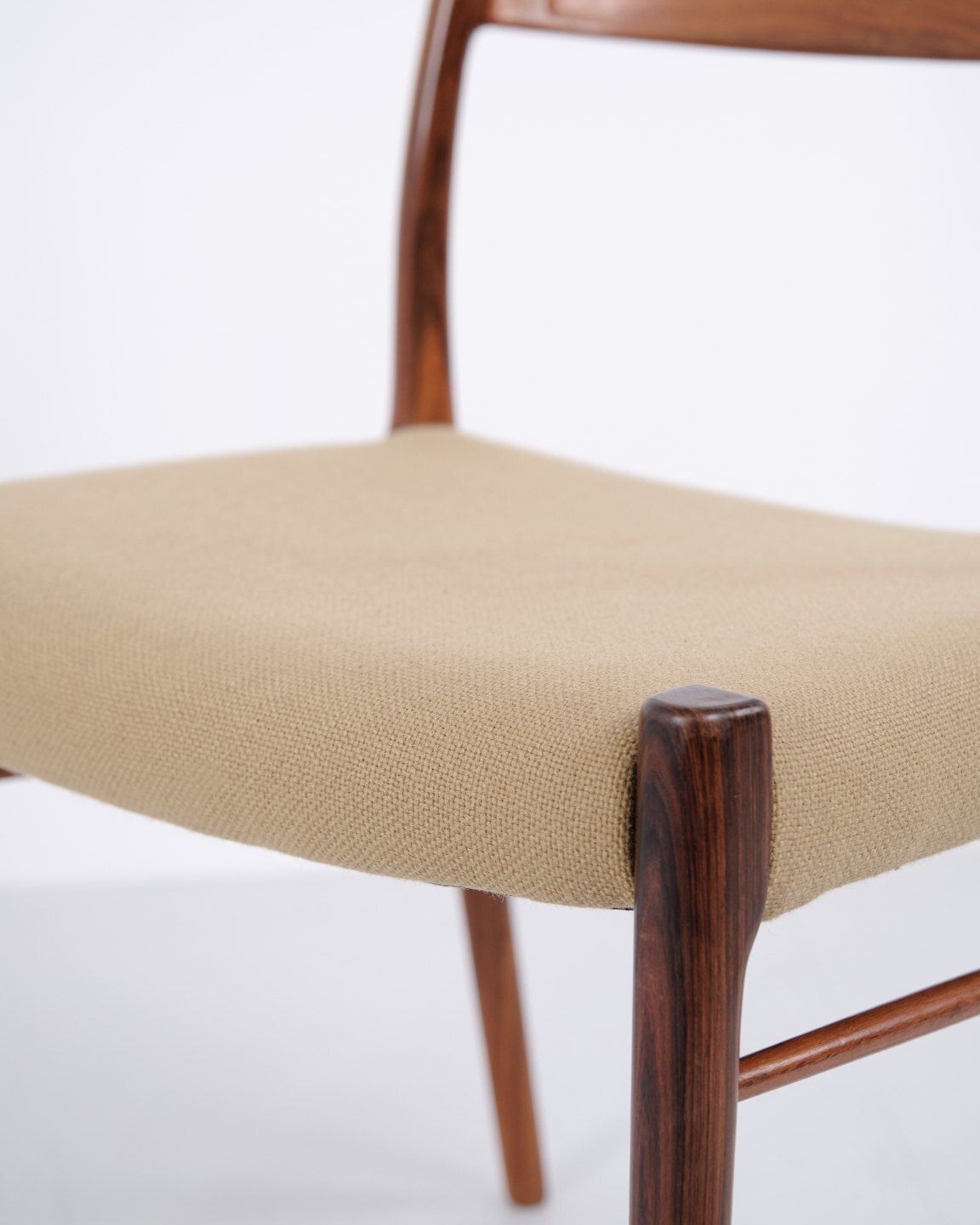Dining Chairs By Arne Wahl Iversen For Glyngøre Stolefabrik In Rosewood, 1950s. photo vinterior