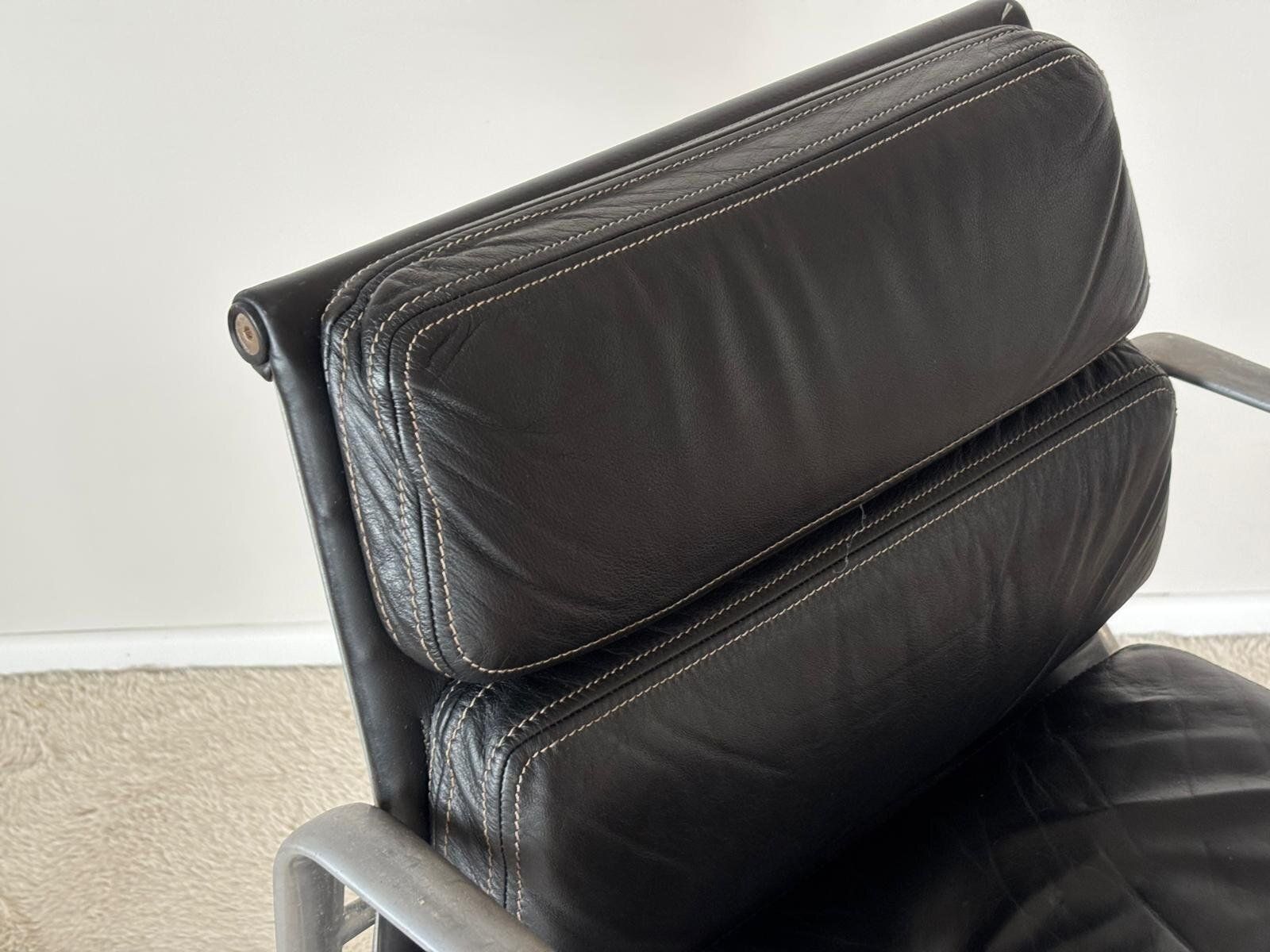 photo for sale Ea208 Soft Pad Chair By Charles And Ray Eames For Icf De Padova, 1973