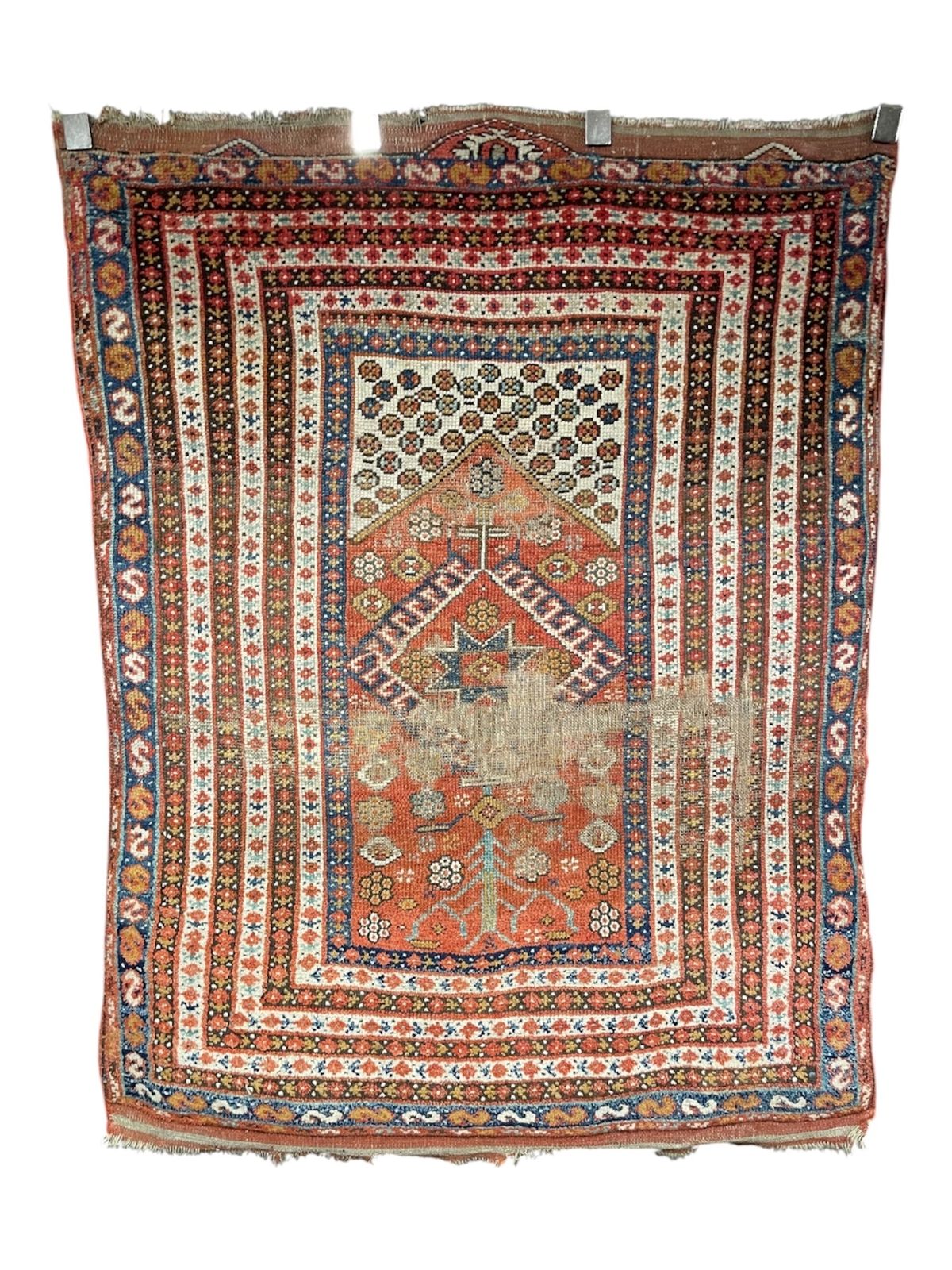 875.0 Antique Anatolian Kozak Prayer Rug photo