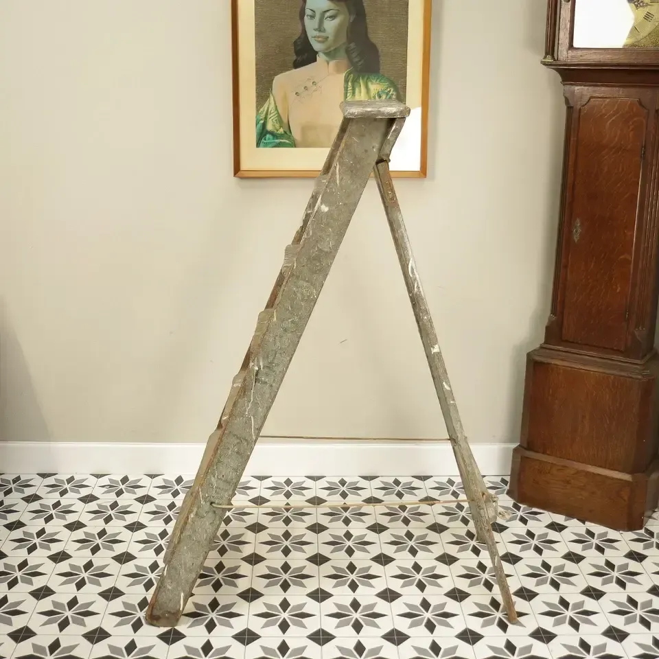 295.0 Step Ladders Ideal Clothes Horse Retail Display Clothes Or Plant Stand photo