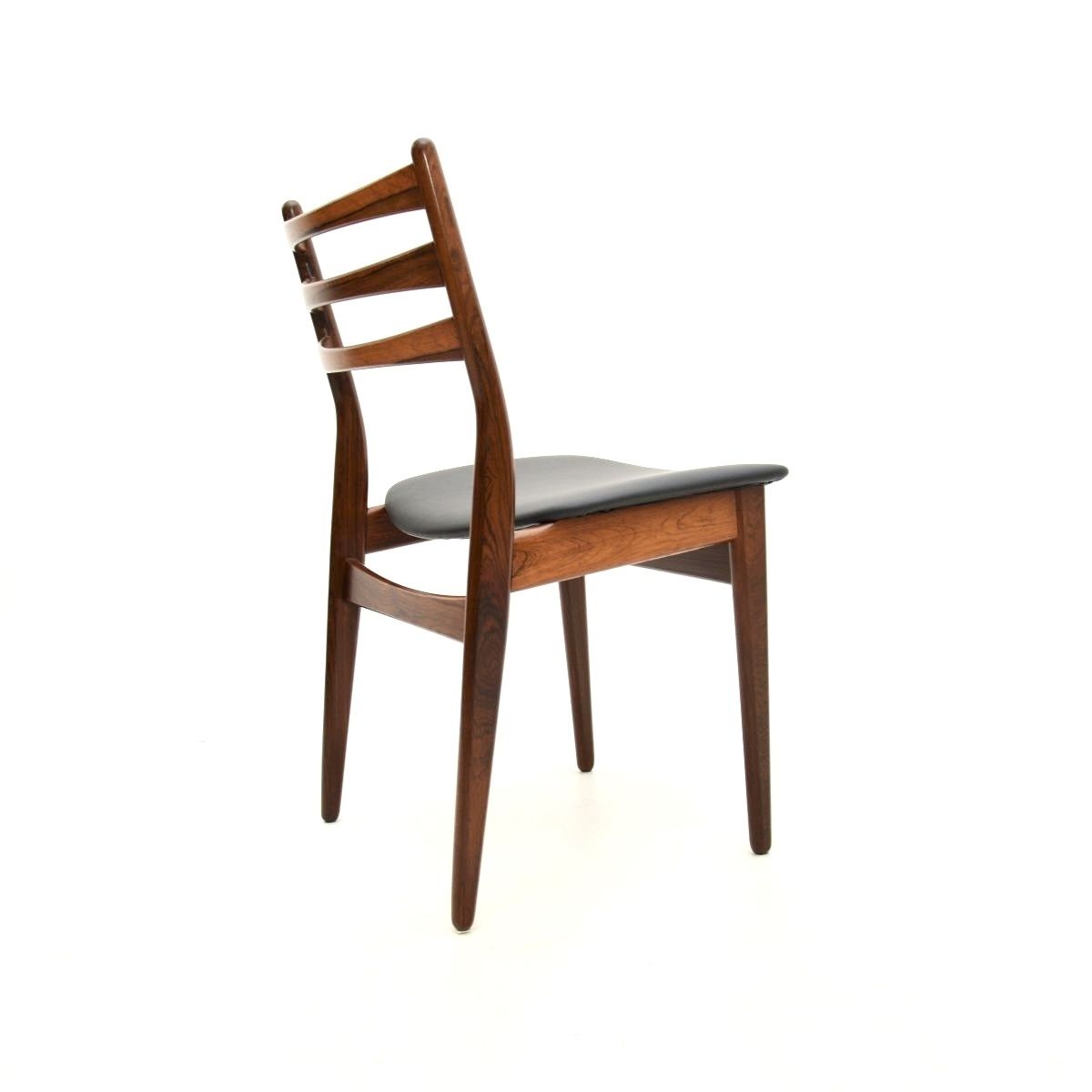 Set Of Six Danish Vintage Rosewood Dining Chairs photo 2145.0
