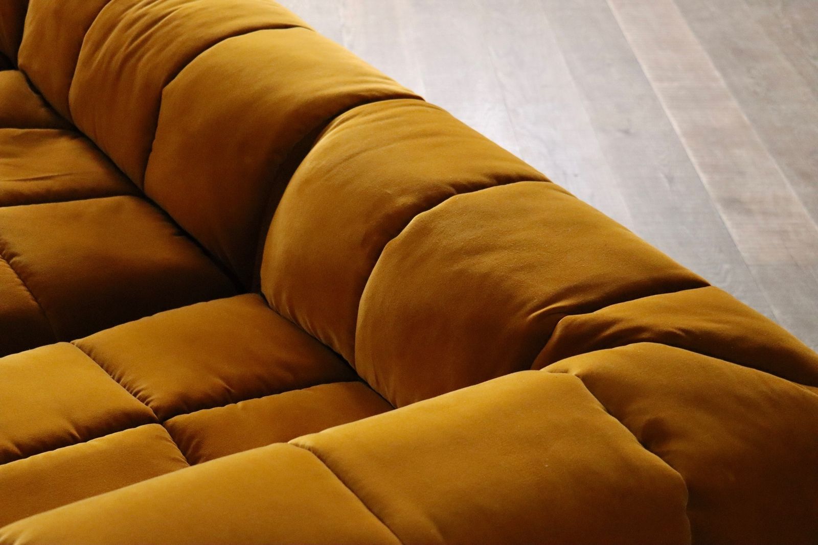 Meubels Arflex Strips Sofa Door Cini Boeri In Fluweel, Italië 1968 photo