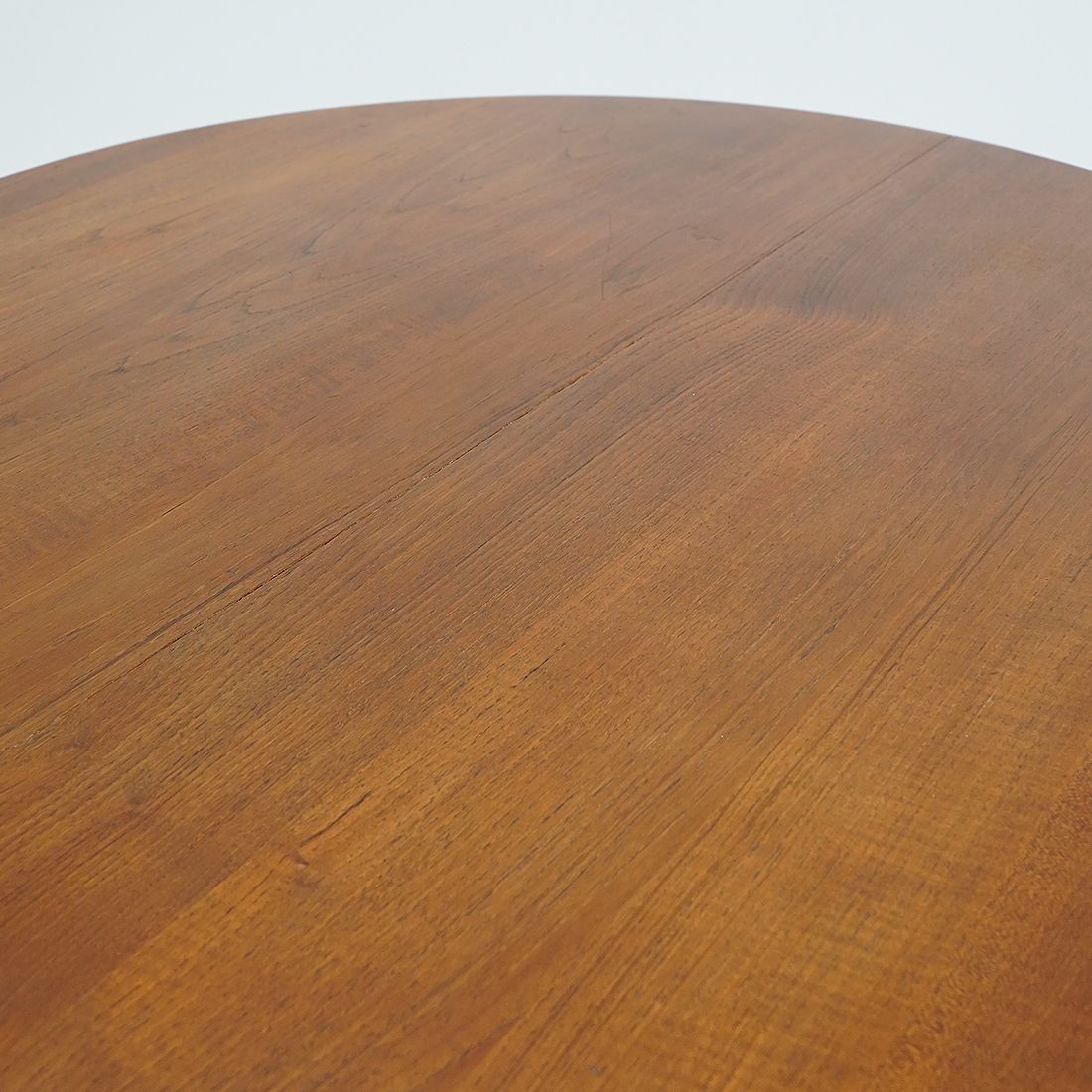 Furniture Extendable Round Table By Inge Klingeberg For France E Son, 1960s photo
