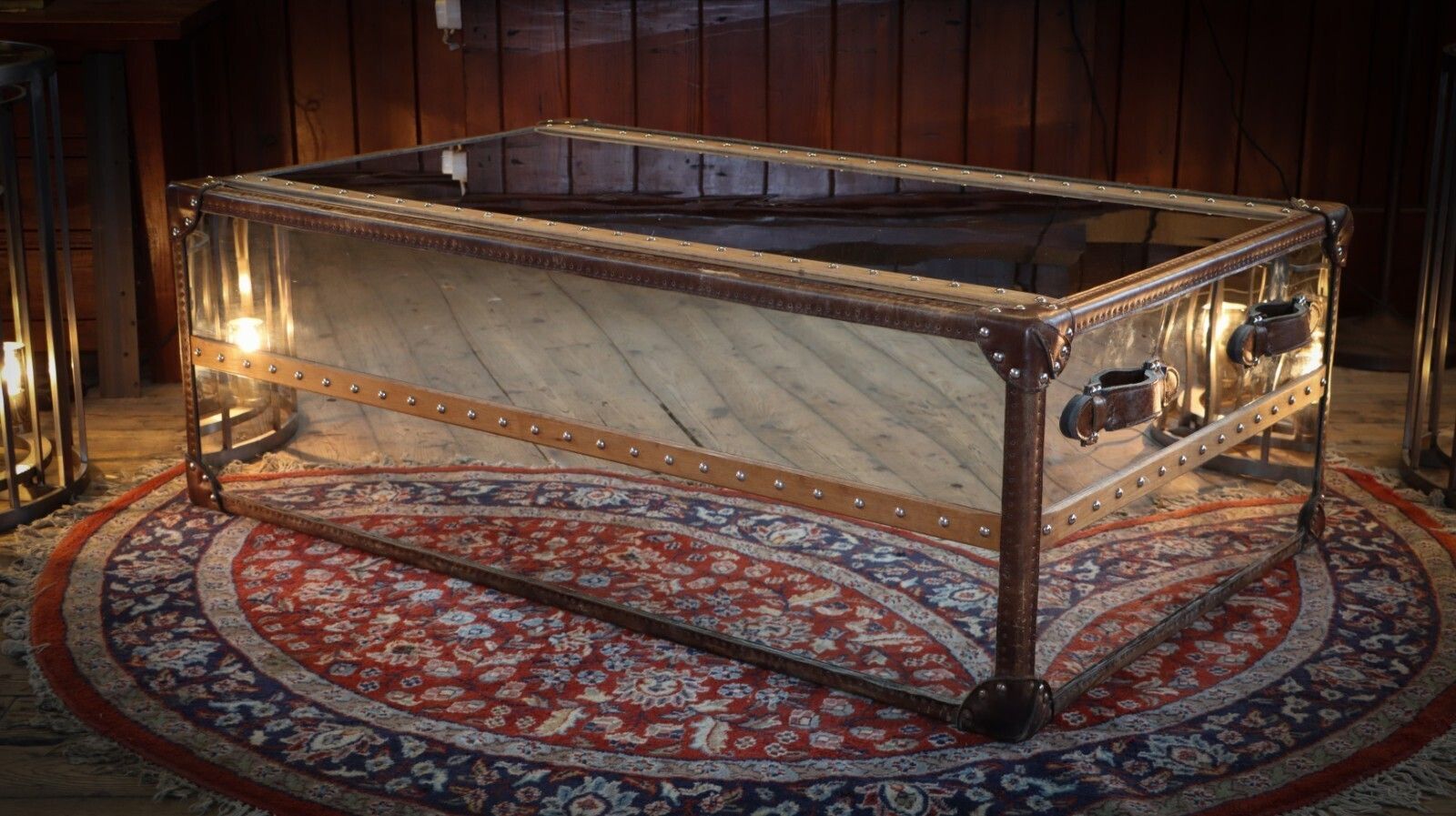 photo vinterior Stunning Timothy Oulton Stoneyhurst Large Coffee Table Shiny Steel