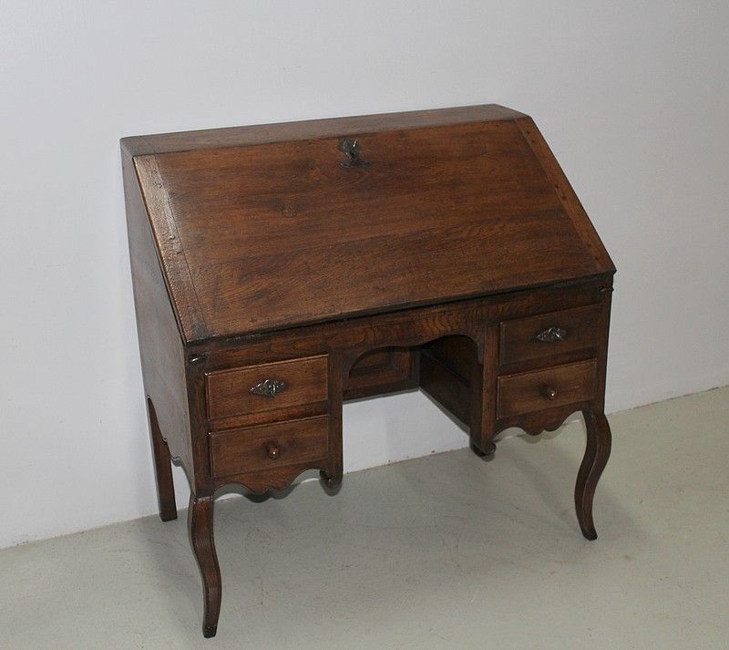 18th Century Oak Slope Office