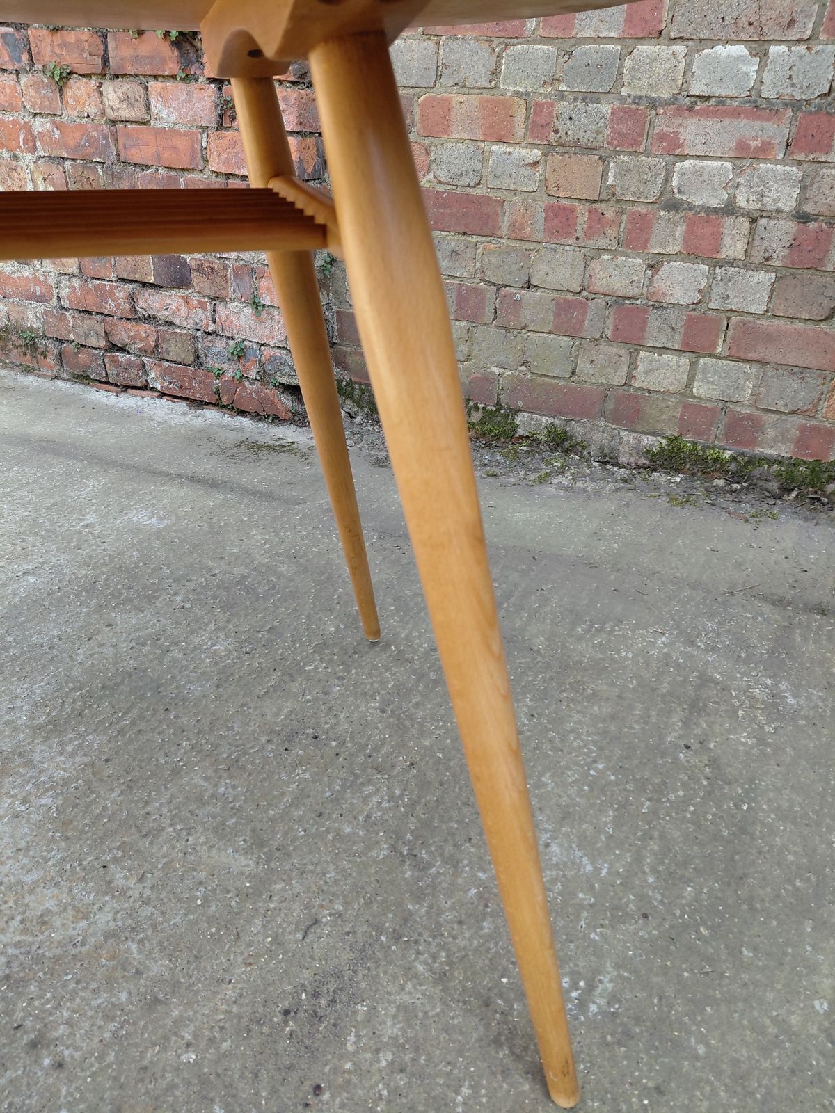 photo buy Ercol Blonde Oval Breakfast Table   Model Number 396  & Set Of 4 Ercol Chairs Model 370
