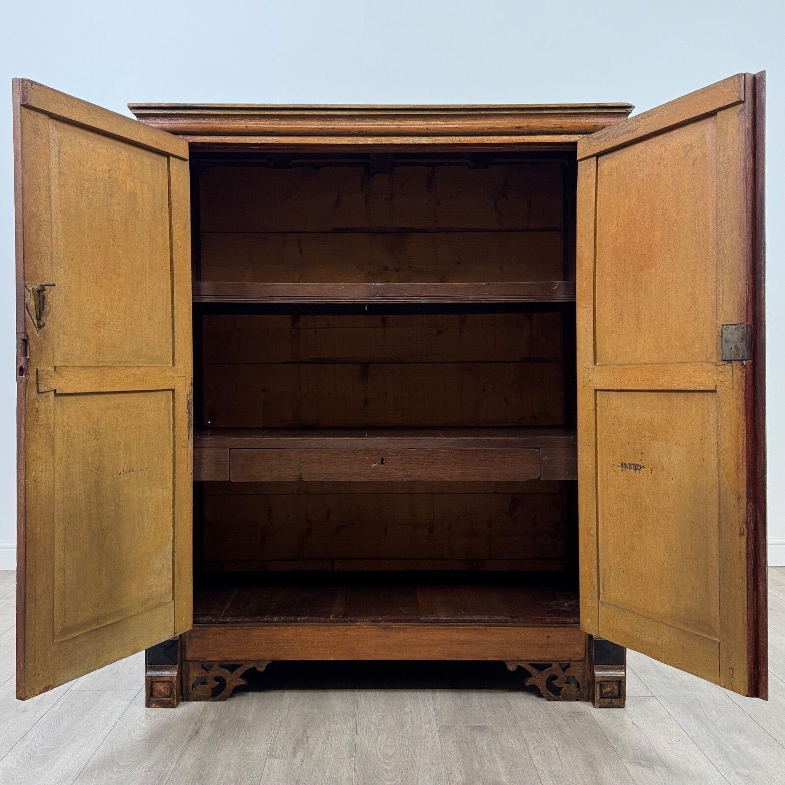 Antique 18th Century Georgian Oak Cupboard ( Af 5423 ) photo furniture