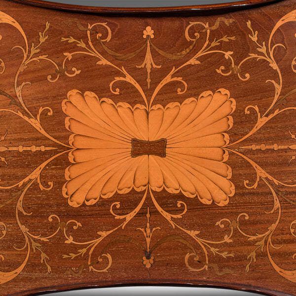 Antique Butler's Serving Tray, English, Afternoon Tea Platter, Inlay, Victorian photo buy