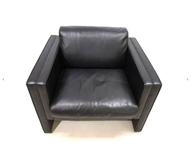 Knoll Studio Line Leather Armchair By Jürgen Lange, 1970