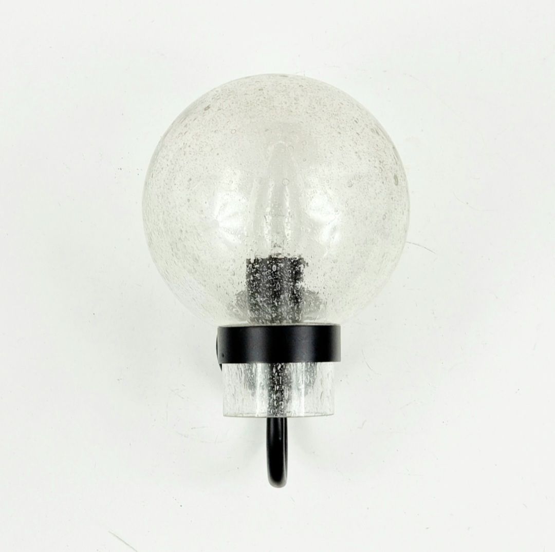 Pair Of Vintage Glass Wall Lights From Limburg, Germany, 1970s/1980s photo furniture