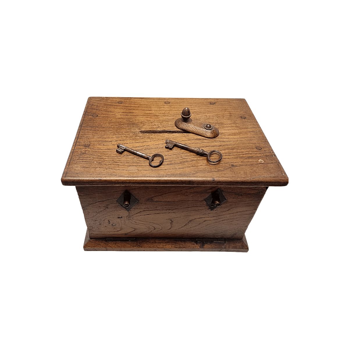 Antique French Empire Community Chest, Early 1800s photo for sale