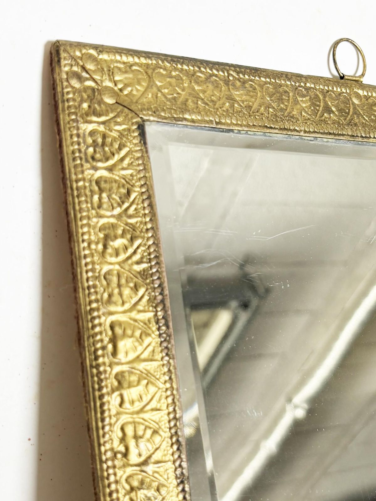 Letter Holder, Gilded Mirror, France, 1970 photo vinterior