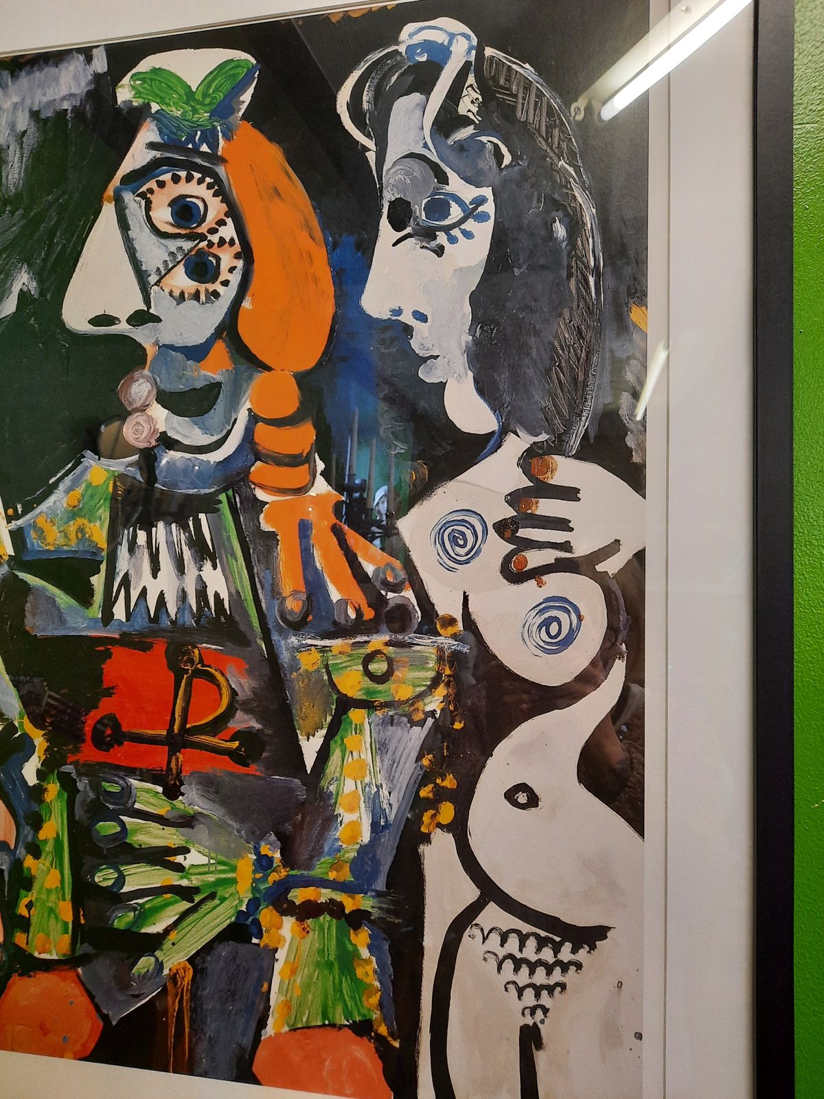 Pablo Picasso Collection Of European Masters Framed Print / Matador E Femme Nue photo buy