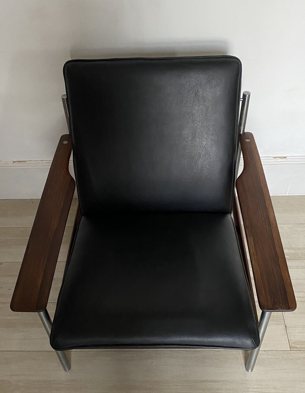 Mid Century Norwegian Dokka Møbler Armchair photo vintage