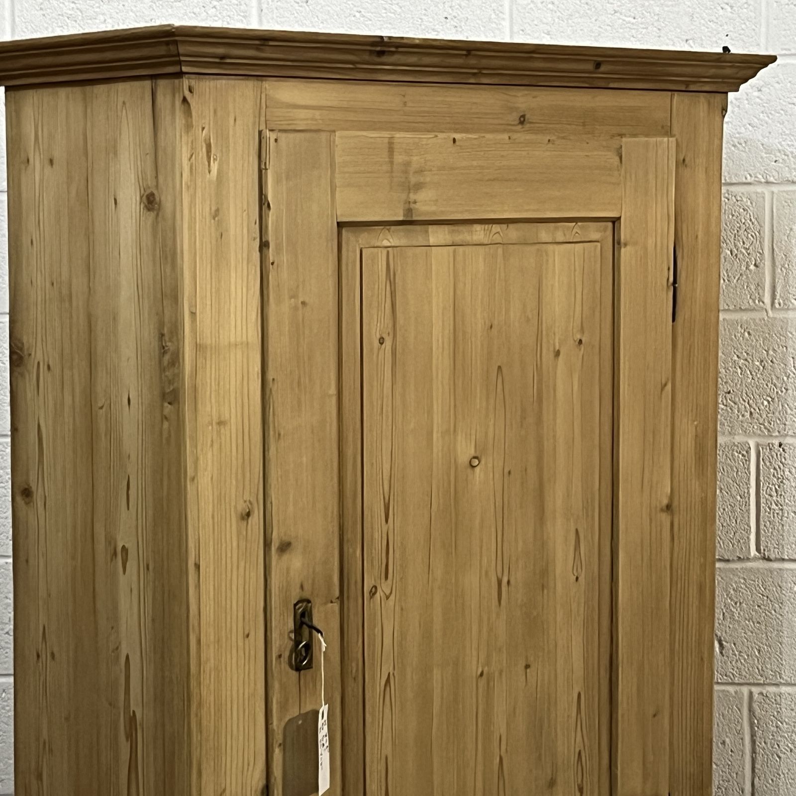 Antique Pine Small Wardrobe, 1910s photo Furniture