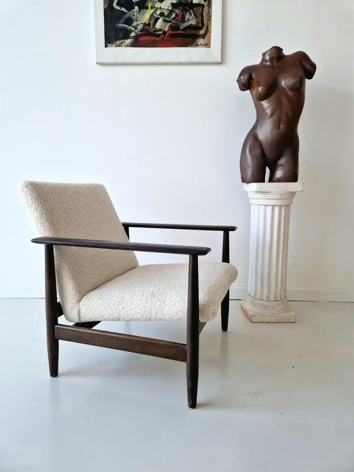 Mid Century Lounge Chair Danish Afromosia Armchair