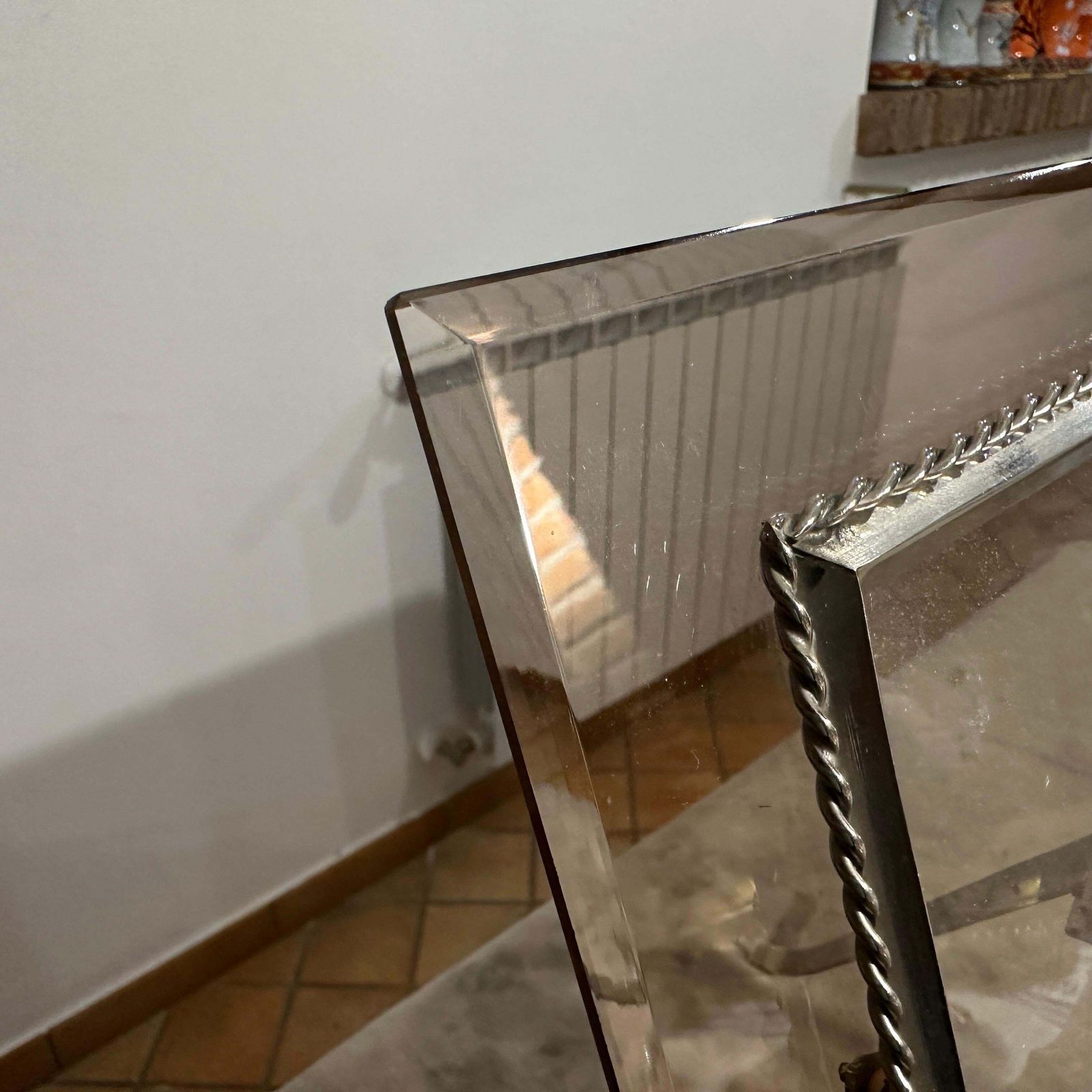 1960s High Quality Mid Century Modern Smoked Glass Italian Picture Frame photo 667.0