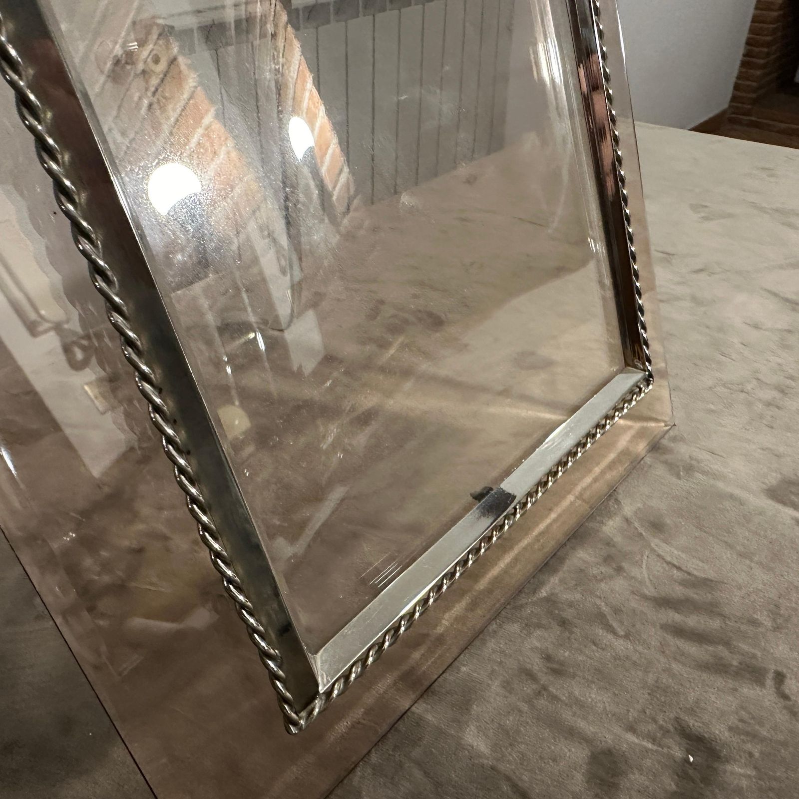 1960s High Quality Mid Century Modern Smoked Glass Italian Picture Frame photo buy