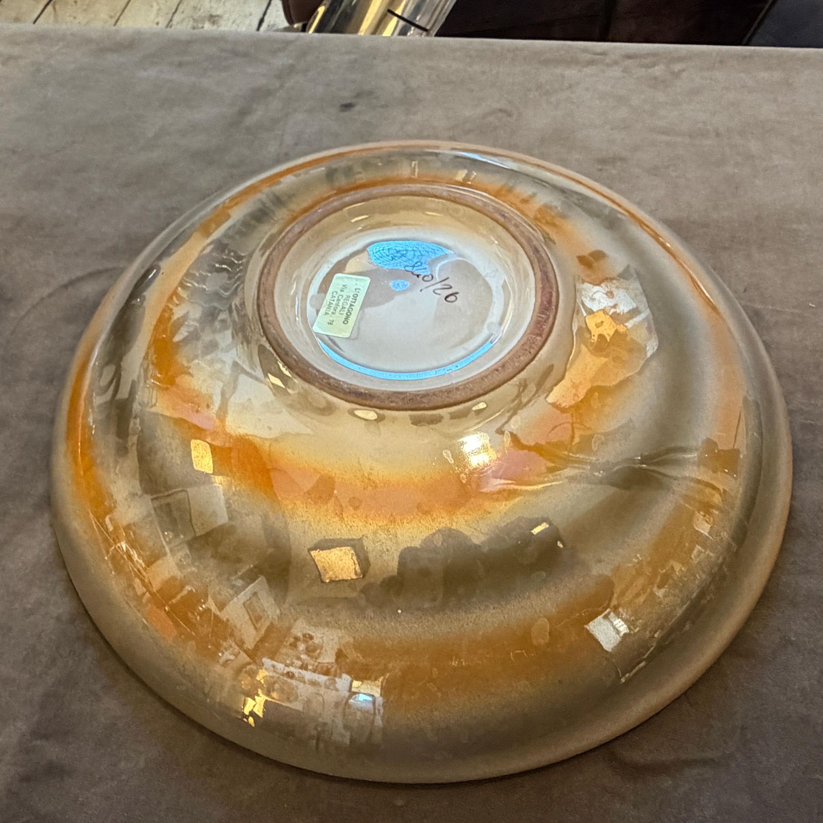 A Rare 1950s Mid Century Modern " Lustro " Italian Ceramic Centerpiece photo buy