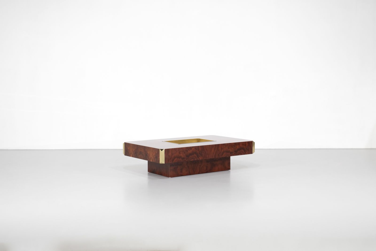 Coffee Table Alveo Attributed To Willy Rizzo For Mario Sabot, Italy 1970s