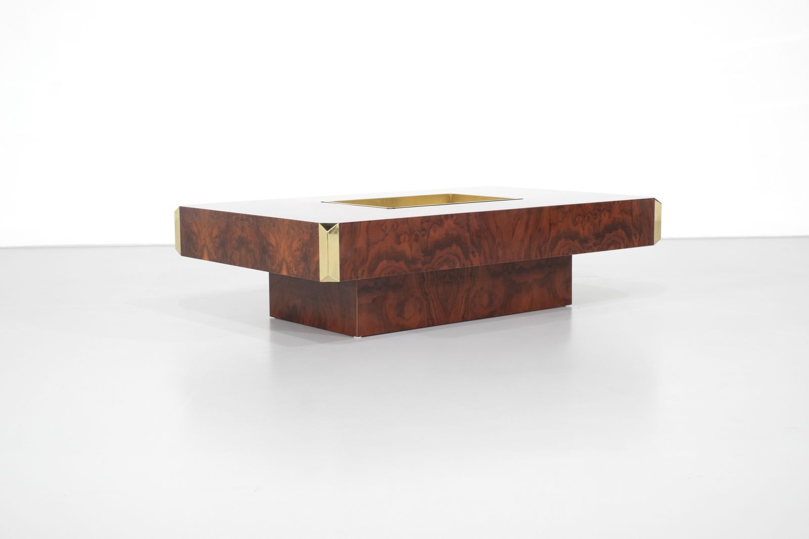 Coffee Table Alveo Attributed To Willy Rizzo For Mario Sabot, Italy 1970s photo Furniture