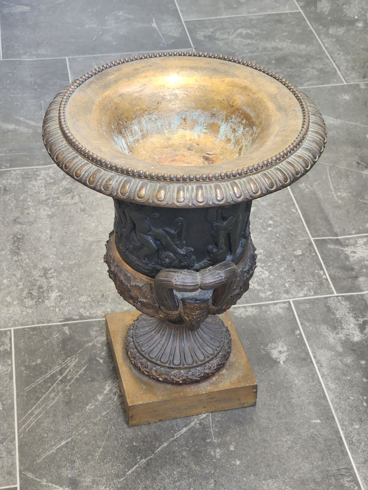 19th Century Grand Tour Bronze Medici Style Urn photo for sale