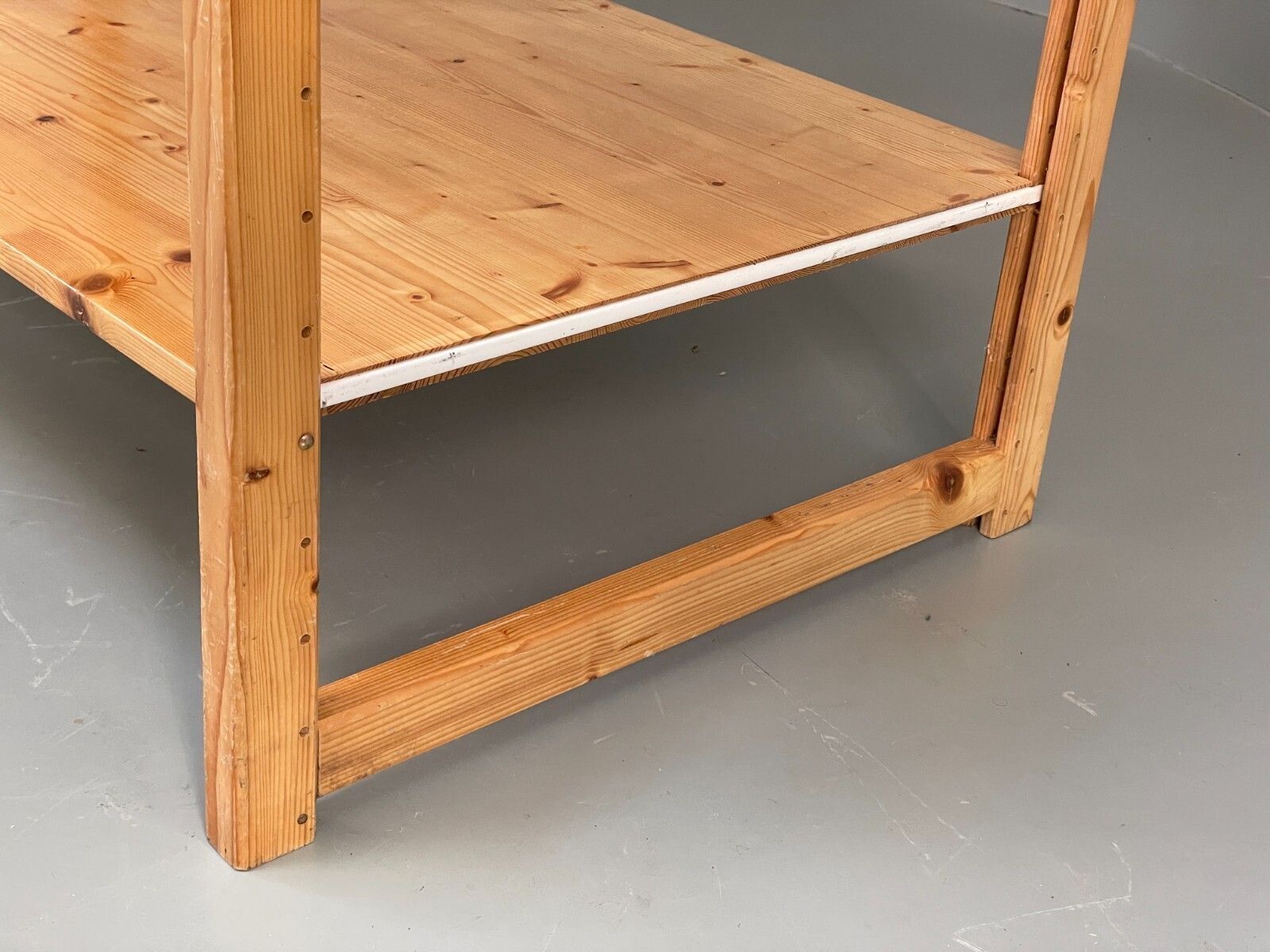 Furniture Lundia Pine Shelving System Vintage Adjustable Retro Scandi photo