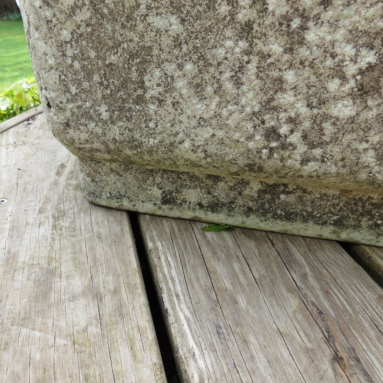 photo furniture Large Hexagon Concrete Garden Planter 1970s