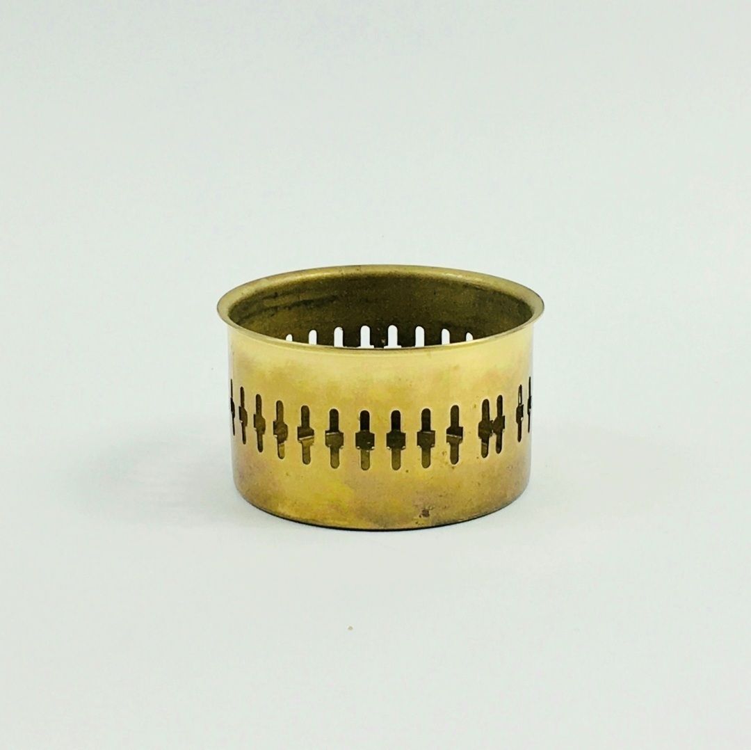 Mid Century Scandinavian Glass & Brass Candle Holder Model L95 From Hans Agne Jakobsson Ab Markaryd, Sweden, 1950s/1960s photo Home Decor