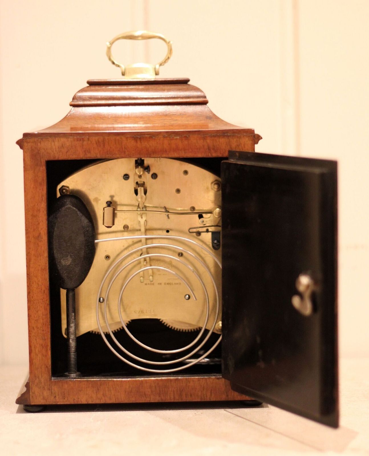 Home Decor Garrards Walnut Bracket Clock photo
