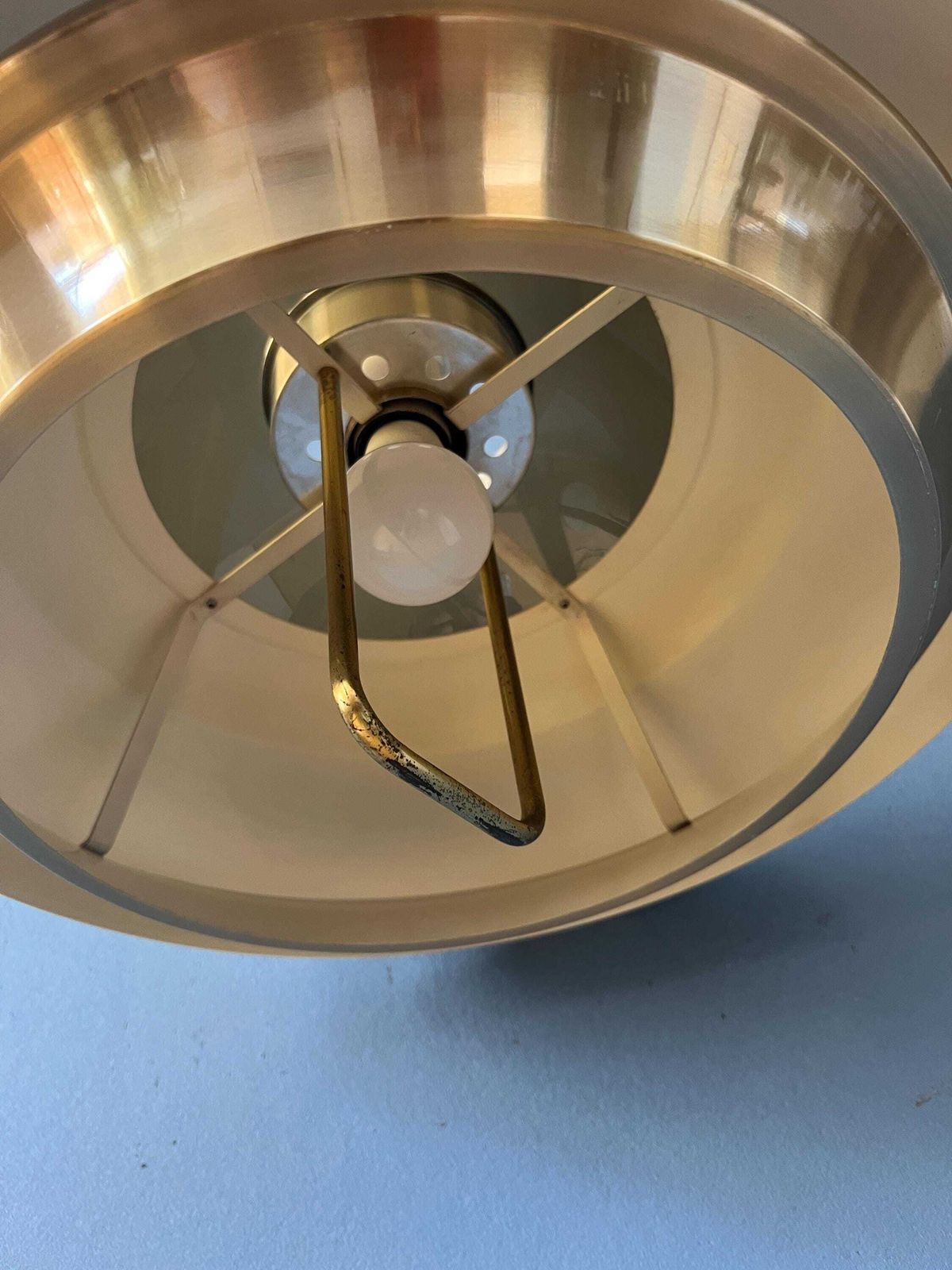 photo vintage Dijkstra Mid Century Space Age Ufo Hanglamp