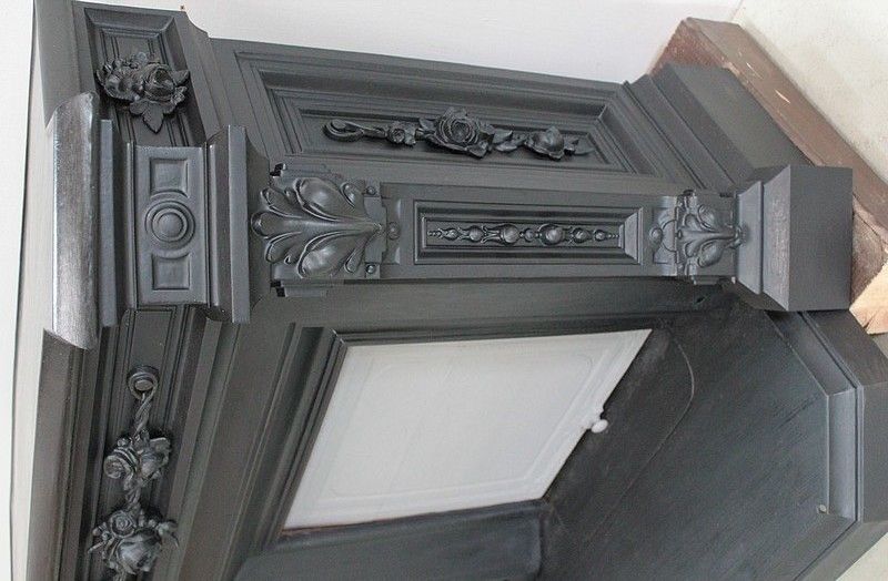 Cast Iron & Iron Fireplace 1920 photo Home Fixtures