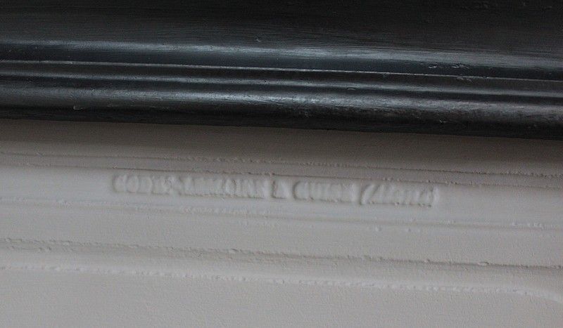 photo furniture Cast Iron & Iron Fireplace 1920